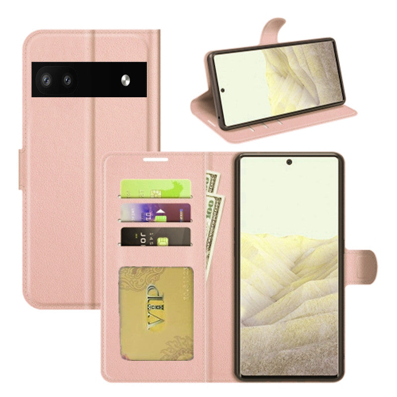Leather Folio Wallet Case for Google Pixel 6a Leather Folio Wallet Case for Google Pixel 6a